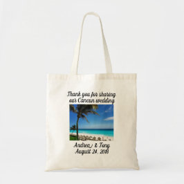 Tote Bolsa de casamento de destino
