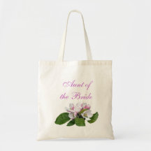Bolsa de casamento de flores de maçã rosa bonita