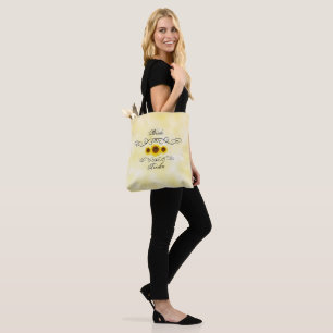 Tote Bolsa de Casamento de Girassol Bride
