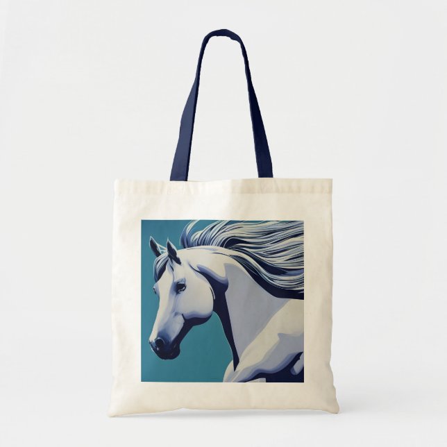 Tote Bolsa de cavalos ou saco de compras (Frente)