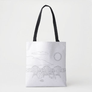 Tote Bolsa de Cheio de Coloração de Adultos de Prefeitu