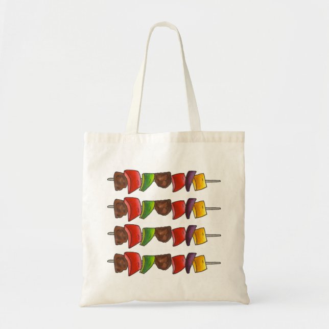 Tote Bolsa de CHURRASCO de grelhamento de vegetação do  (Frente)