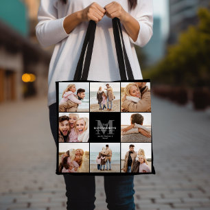 Tote bolsa de Colagem de Fotos da Família 8