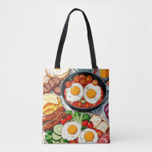 Tote Bolsa de comida de anime
