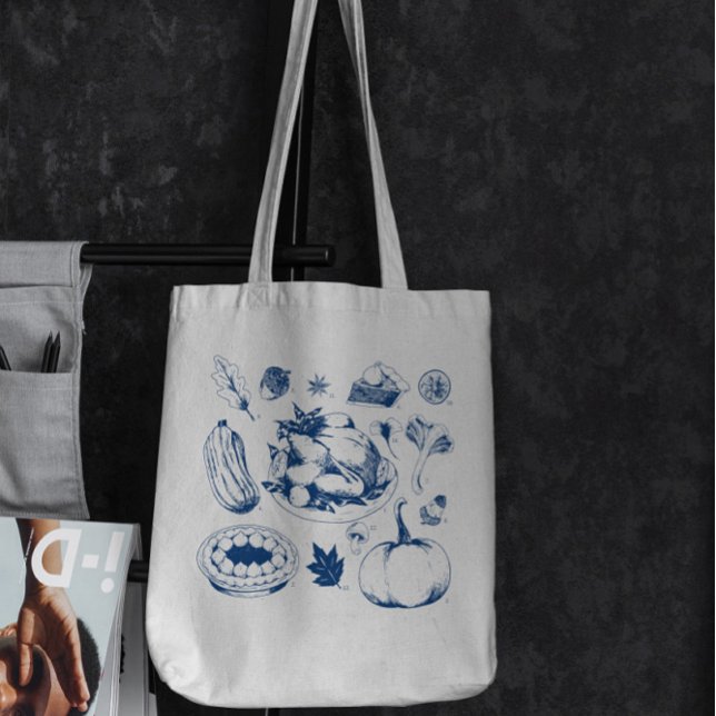 Tote Bolsa de Comida Tradicional de Ação de Graças (Criador carregado)