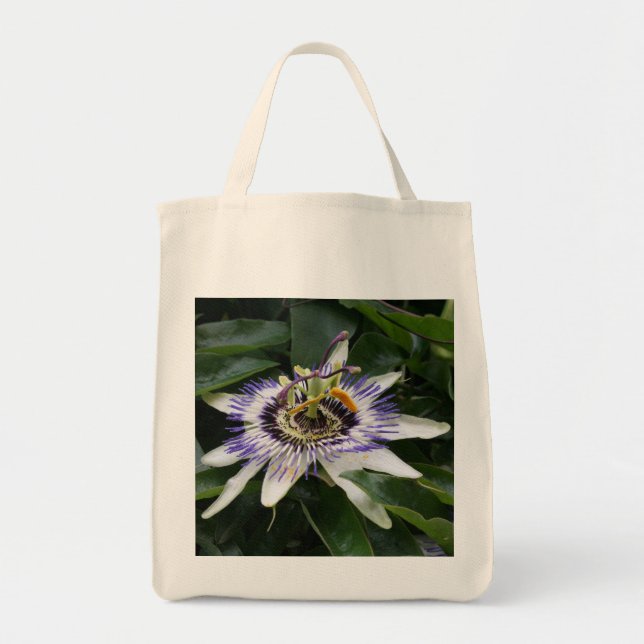 Tote Bolsa de compra de Fotografia Floral 1 (Frente)