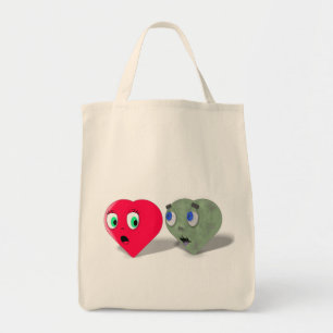 Tote Bolsa de compra do Amor Zombie