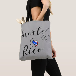Tote Bolsa de compra do Coração Porto Rico, Porto Rico