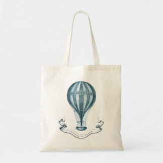 Tote Bolsa de compra Orgânica do Balão de Ar Quente Vin