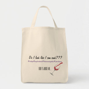Tote Bolsa de compra, parece que posso cozinhar?