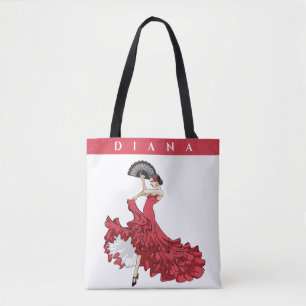 Tote Bolsa de Compra personalizada do Flamenco