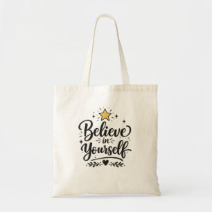Tote Bolsa de compras com citações de motivação para ac