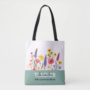 Tote Bolsa de Compras com Frase de Nome Personalizado d