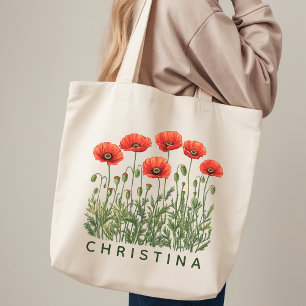 Tote Bolsa de Compras com Nome Personalizado Presente F