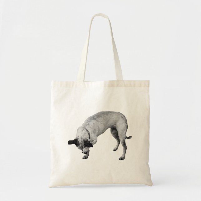 Tote Bolsa de Compras com Pata Protetora de Presente (Frente)