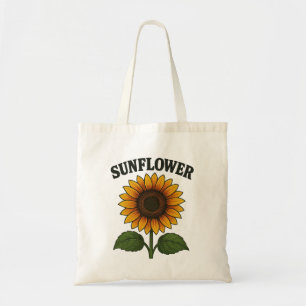 Tote Bolsa de Compras de Girassol