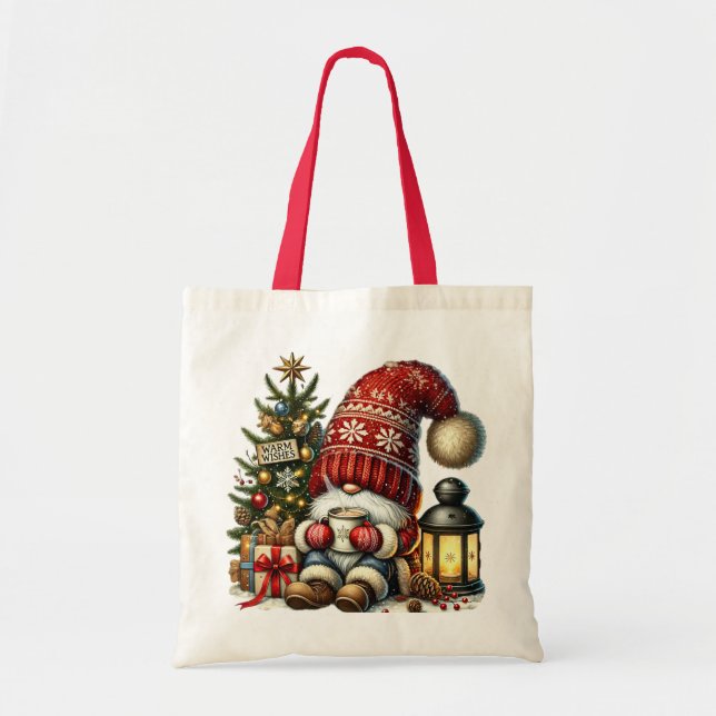 Tote Bolsa de Compras de Gongo Natal (Frente)