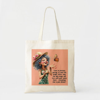 Tote Bolsa de Compras Divertida e Excêntrica para Mulhe