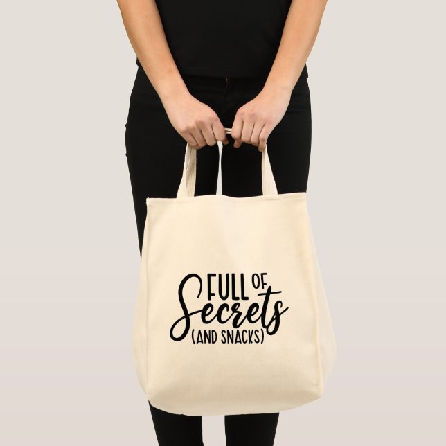 Tote Bolsa de Compras Engraçada, Sapatos Secretos Saco (Frente (produto))