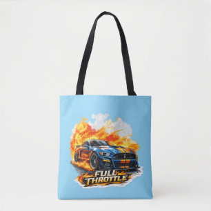 Tote 🏁🔥 Bolsa de Compras Full Throttle 👜🚗