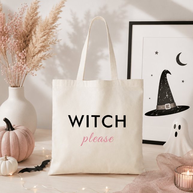 Tote Bolsa de compras moderna de Halloween 'Bruxa, por  (Criador carregado)