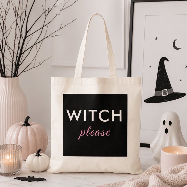 Tote Bolsa de compras moderna de Halloween 'Bruxa, por  (Criador carregado)