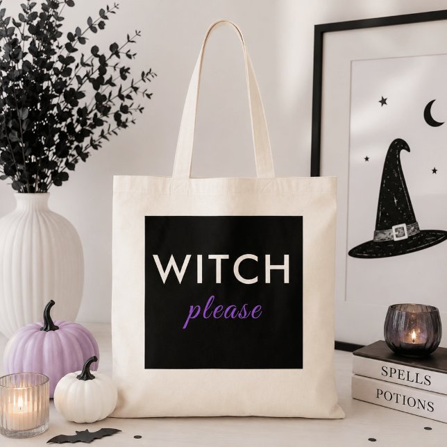 Tote Bolsa de compras moderna de Halloween 'Bruxa, por  (Criador carregado)