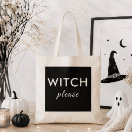 Tote Bolsa de compras moderna de Halloween 'Bruxa, por 