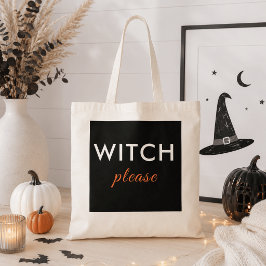 Tote Bolsa de compras moderna de Halloween 'Bruxa, por 