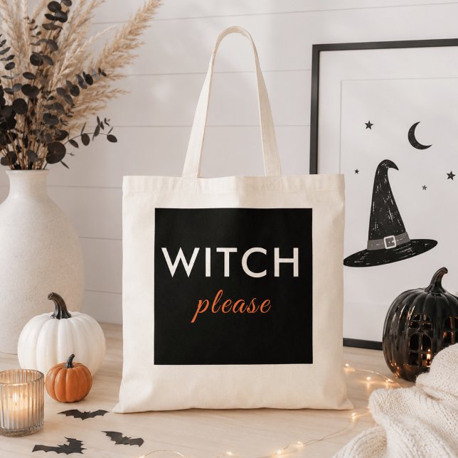 Tote Bolsa de compras moderna de Halloween 'Bruxa, por  (Criador carregado)