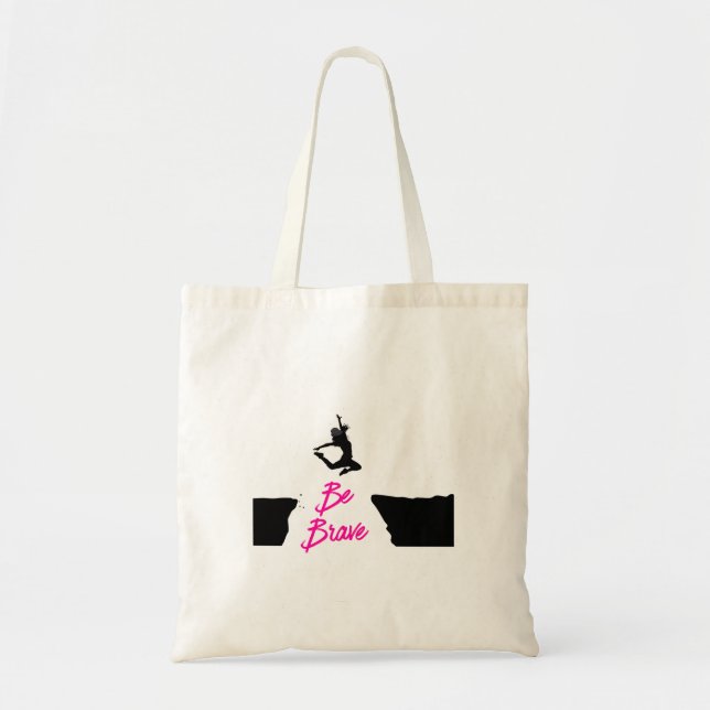 Tote Bolsa de Compras 'Seja Corajoso' (Frente)