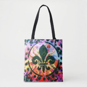 Tote Bolsa de compre de Fleur-de-lis