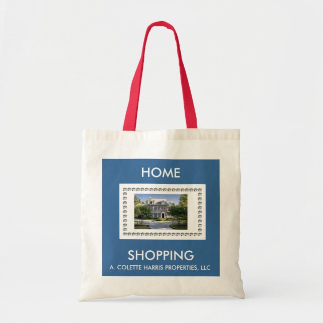 Tote Bolsa de compro - Design 2 (Frente)