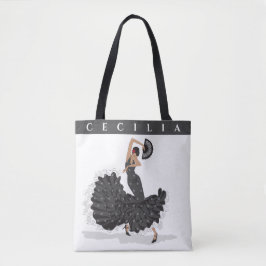 Tote Bolsa de Compro Flamenco Personalizado