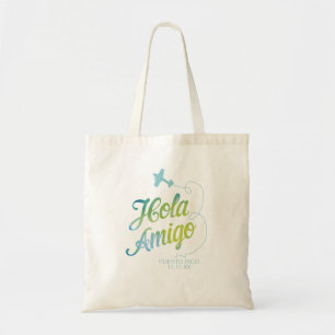 Tote Bolsa de cor azul de Hola Amigo