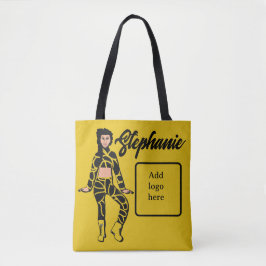 Tote Bolsa de Dançarino Personalizado (Lemon Black)