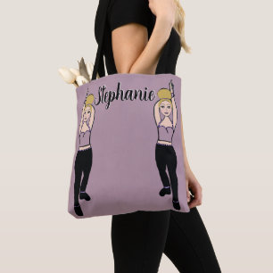 Tote Bolsa de Dançarino Personalizado (Lilac)