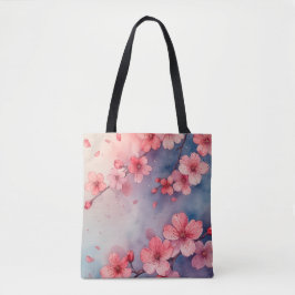 Tote Bolsa de Delícia de Sakura Cor Rosa
