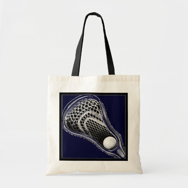Tote Bolsa de Desporto de Lacrosse (Frente)