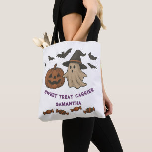 Tote Bolsa de Dia das Bruxas Bonito e Spooky - Fantasma