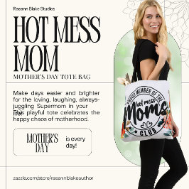 Tote Bolsa de Dia de as mães da mamãe quente