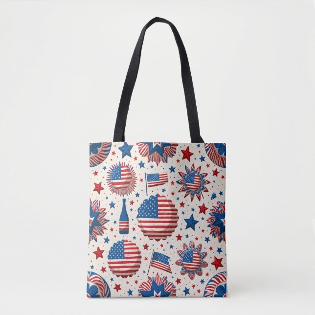 Tote bolsa de dia de independência (Frente)