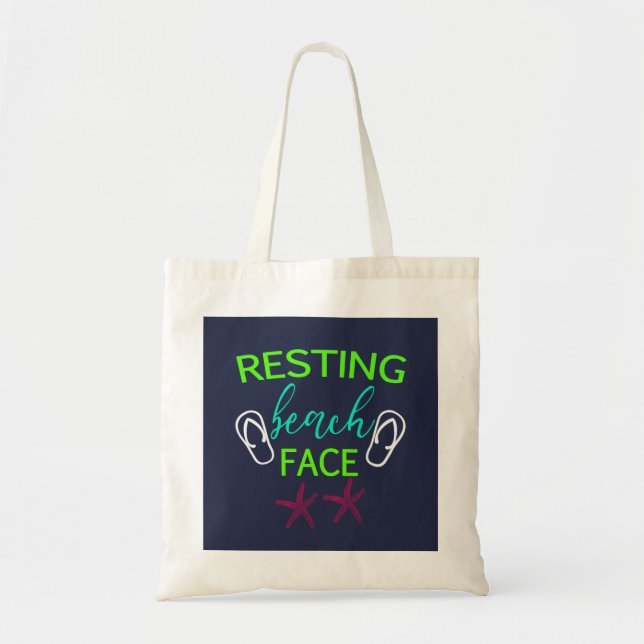 Tote Bolsa de Diversão de Praia de Verão (Frente)
