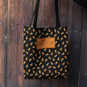Tote Bolsa de doces personalizados do Halloween Candy C