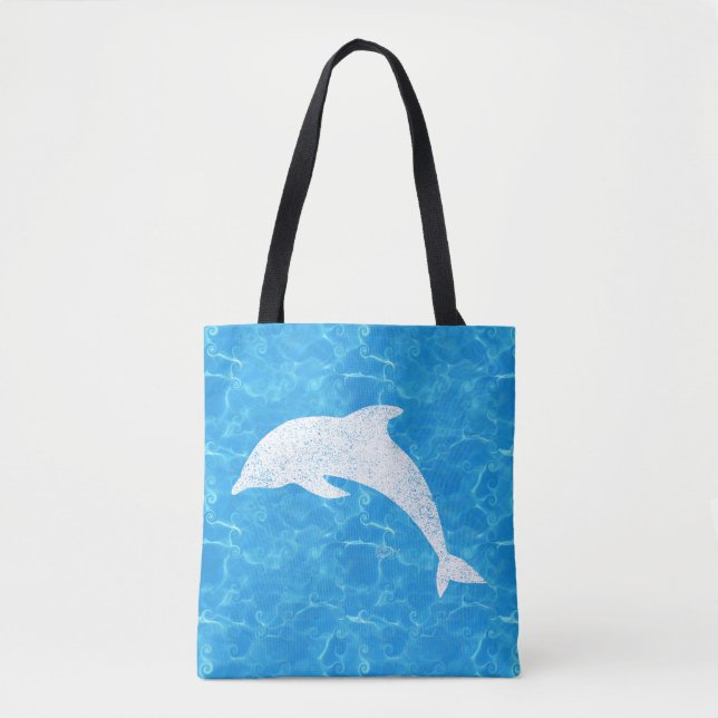 Tote Bolsa de Dolphin Bebê Água (Frente)
