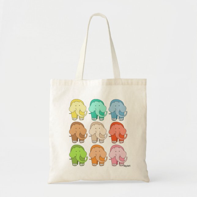 Tote Bolsa de Elefante Tippy Toes (Frente)