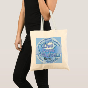 Tote Bolsa de Enfermeira Azul
