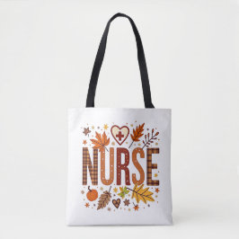 Tote Bolsa de Enfermeira Letras Bolha Retro Groovy