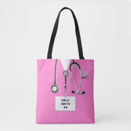Tote Bolsa de Enfermeira Rosa