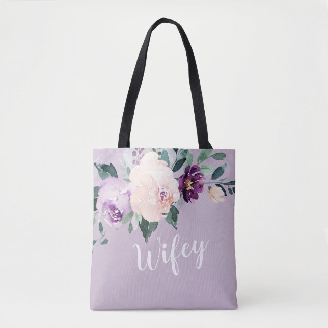Tote bolsa de esfregaço de de feitiçaria personalizada, (Frente)